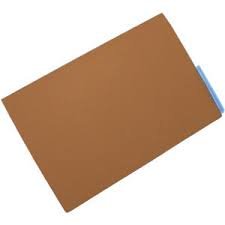 Carpeta de cartón café